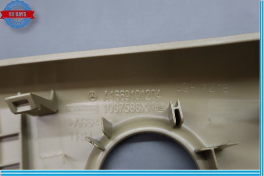 06-19 Mercedes X166 GL450 ML350 Front Right Seat Switch Cover Trim Bezel Oem