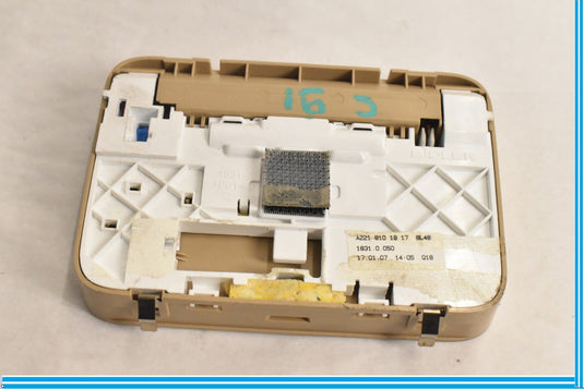 10-13 Mercedes W221 S450 S550 Rear Overhead Vanity Mirror Brown 2218101817 OEM