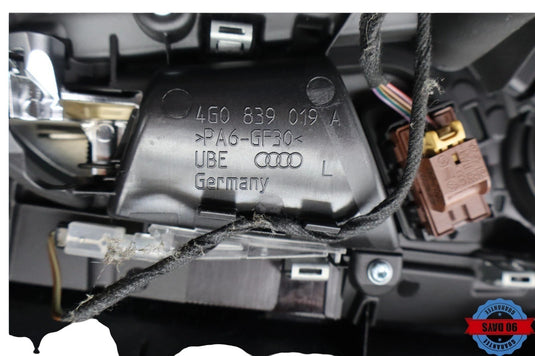 12-18 Audi A6 Quattro Rear Left Driver Side Interior Door Panel 4G1867221A OEM