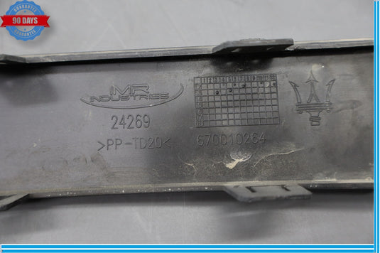 14-17 Maserati Quattroporte Rear Bumper Central Lower Moulding Oem