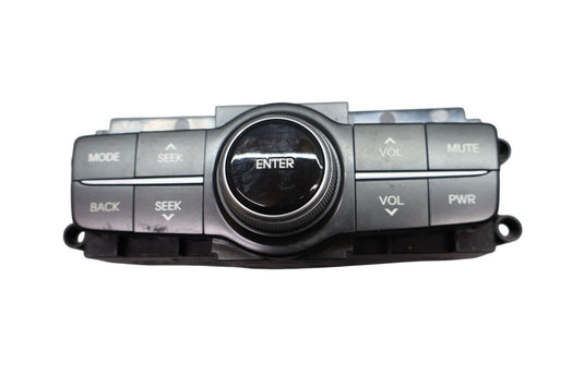 11-13 Hyundai Equus Rear Radio Audio Control Panel Volume Enter Button Oem
