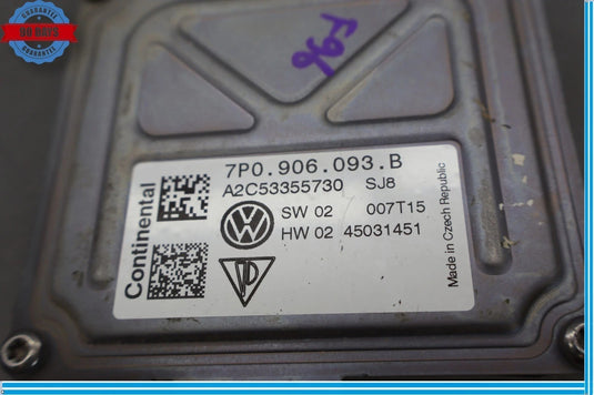 11-17 Volkswagen VW Touareg Fuel Injection Pump Control Module 7P0906093 OEM
