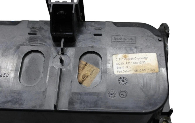 Load image into Gallery viewer, 07-13 Mercedes CL550 CL600 Center Console Cup Holder Cover Trim A2166801250 Oem
