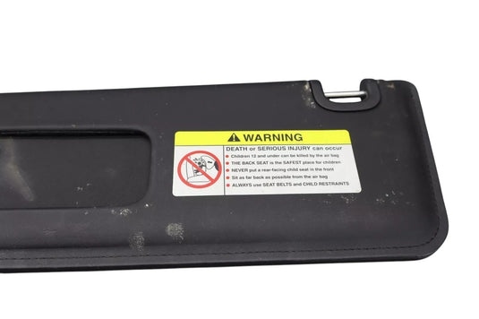 03-18 Bentley Continental Front Left Side Sun Visor Sunvisor Shade Black Oem
