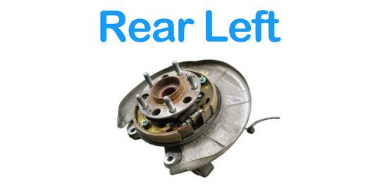 09-16  Hyundai Equus Signature Rear Left Side Spindle Knuckle Hub Oem