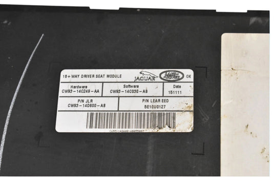 11-13 Jaguar X351 XJ XJL Front Left Driver Side Seat Control Module Unit Oem