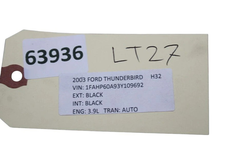Load image into Gallery viewer, 02-05 Ford Thunderbird 3.9L V8 Rear Trunk Lid Cover Panel Carpet Trim OEM
