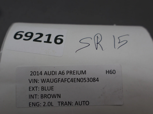 08-20 Audi A6 Quattro Front Left Driver Side Lower Seat Track Frame W/ Motor Oem