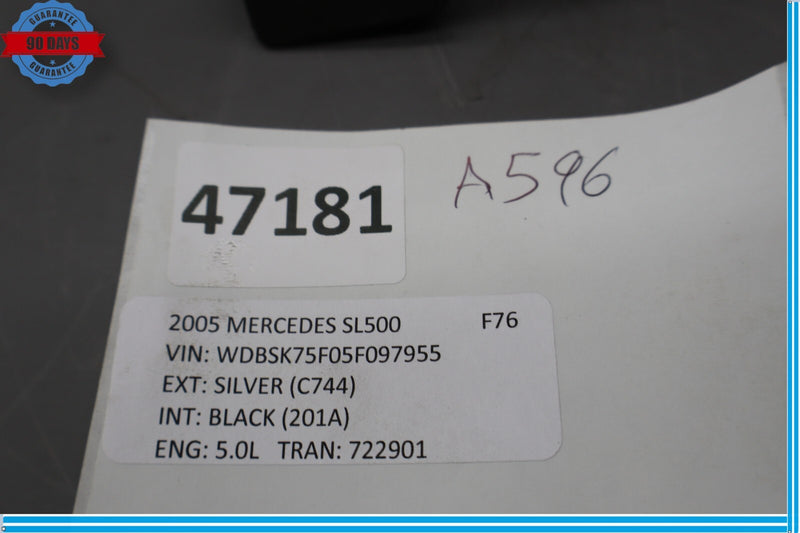 Load image into Gallery viewer, 03-12 Mercedes R230 SL500 Front Left Side Seat Cushion Trim Molding Oem
