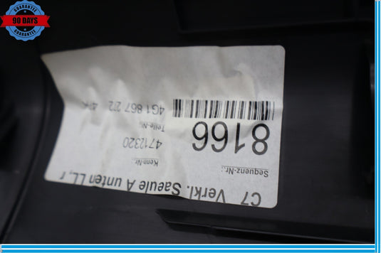 12-18 Audi A6 Front Right Side Door Sill Scuff Kick Panel Plate Trim Oem