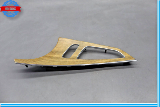 12-15 Audi A7 Quattro Front Left Driver Side Door Panel Insert Trim Wood Oem