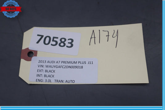 12-18 Audi A7 Quattro Front Right Side Middle A Pillar Cover Panel Trim Oem