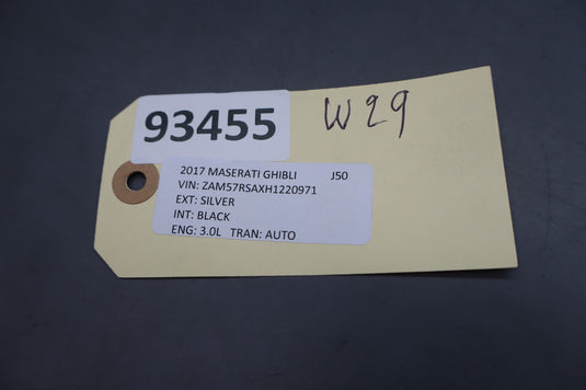 14-22 Maserati Ghibli Rear Right Side Door Window Regulator Motor Oem