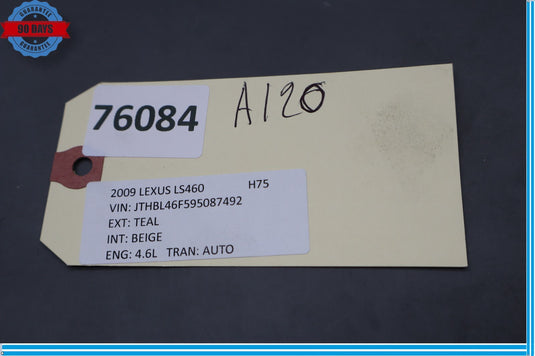 07-09 Lexus LS460 LS460L Dashboard Coin Holder Compartment Panel 1A9B1-001G Oem