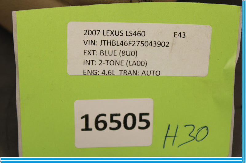 Load image into Gallery viewer, 07-09 Lexus LS460 Front Right Passenger Side Seat Head Rest Headrest Oem
