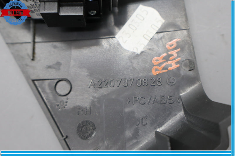 Load image into Gallery viewer, 00-06 Mercedes S350 S600 Rear Right Interior Door Panel Seat Control Cover Oem
