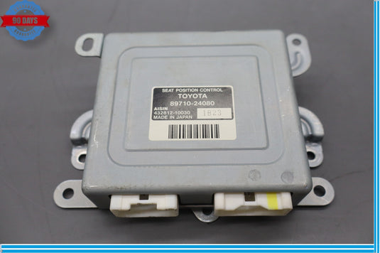 02-10 Lexus SC430 Front Left Driver Side Seat Position Control Module Unit Oem