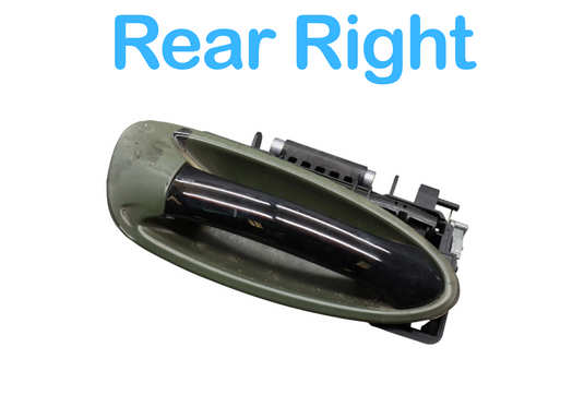 10-16 Porsche Panamera Rear Right Passenger Exterior Door Handle 97053706401 Oem