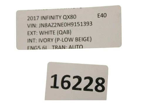 11-17 Infiniti QX56 QX80 Rear Trunk Lid  Liftgate Tailgate Hatch Shell Panel OEM