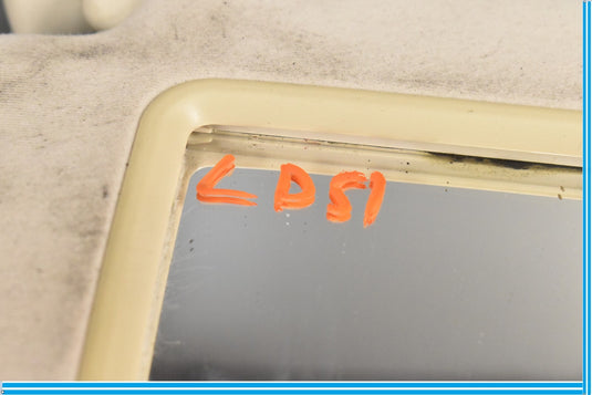 07-09 Lexus LS460 LS600hL Left Driver Sunvisor Sun Visor Gray Oem