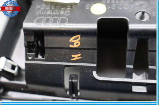 12-18 Audi A6 Quattro Center Console Back Panel & Power Outlet Bezel Oem
