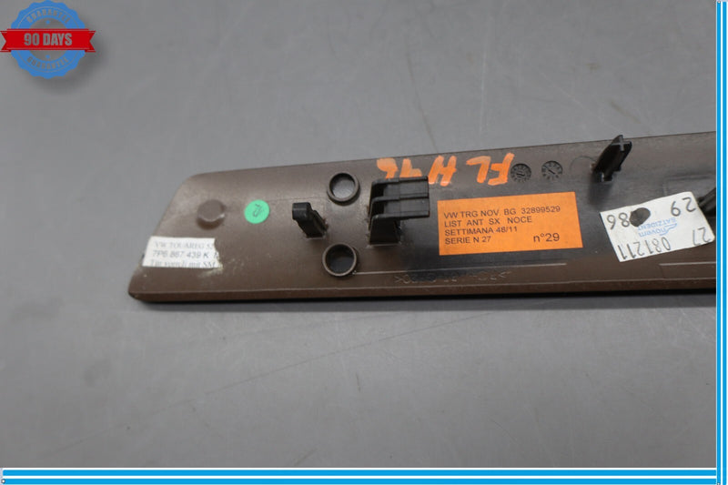 Load image into Gallery viewer, 11-17 Volkswagen Touareg Front Left Driver Side Door Trim Panel Wood Oem
