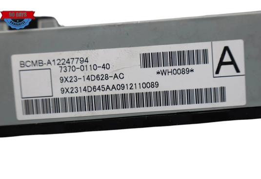 10-11 Jaguar XF XFR Rear Trunk Smart Junction Relay Fuse Box 9X2314D628AC Oem