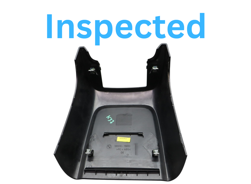 Load image into Gallery viewer, 14-21 BMW I01 i3 i3s Rear Center Console Top Cover Trim Panel Black Oem
