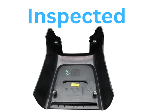 14-21 BMW I01 i3 i3s Rear Center Console Top Cover Trim Panel Black Oem