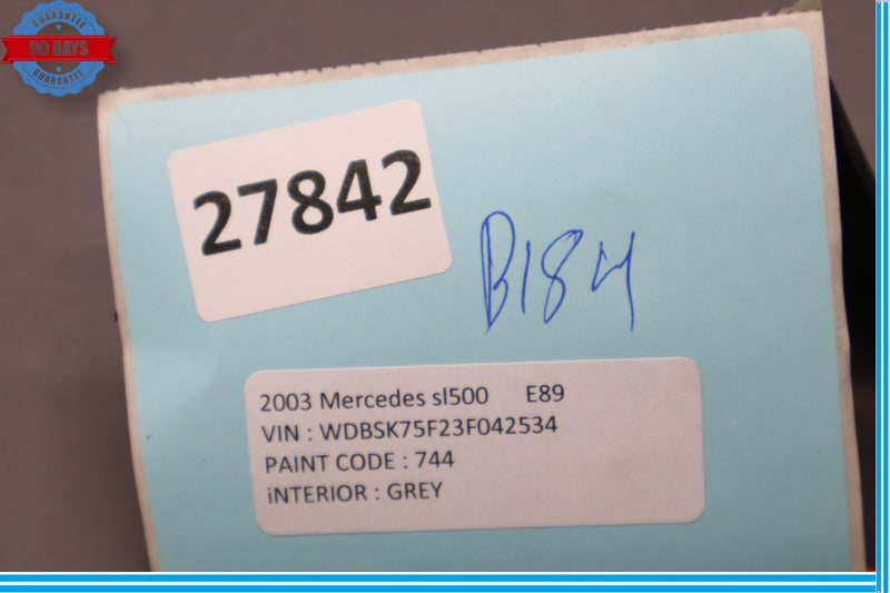 Load image into Gallery viewer, 03-12 Mercedes R230 SL500 SL600 Front Left Seat Track Interior Trim Cover Oem
