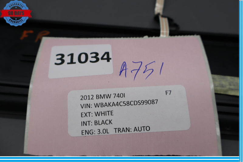 Load image into Gallery viewer, 09-15 BMW 740i 740Li 750i Front Right Door Sill Scuff Plate Cover Trim Oem
