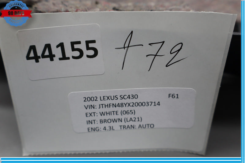 Load image into Gallery viewer, 02-05 Lexus SC430 Front Left Side Under Dash Lower Knee Panel Black Oem
