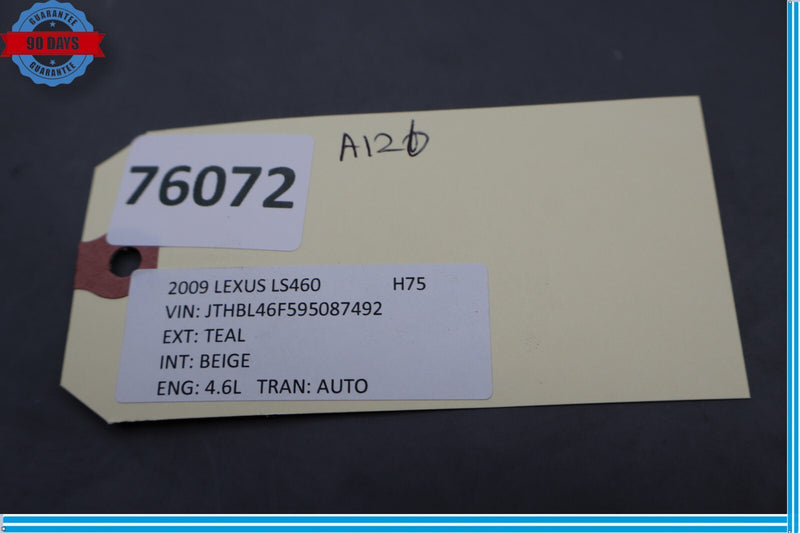 Load image into Gallery viewer, 07-12 Lexus LS460 LS460L Trunk Lid Open Fuel Door Switch Trim Panel 15C041 Oem

