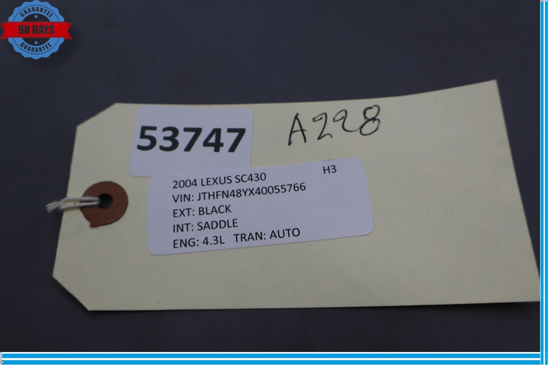 Load image into Gallery viewer, 02-05 Lexus SC430 Front Right Passenger Lower Seat Inner Cover Shield Panel Oem
