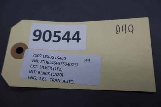 07-09 Lexus LS460 LS460L Front Right Side Seat Occupant Sensor Module Oem