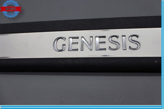 15-19 Hyundai Genesis G80 Front Right Passenger Sill Scuff Trim Panel Black Oem