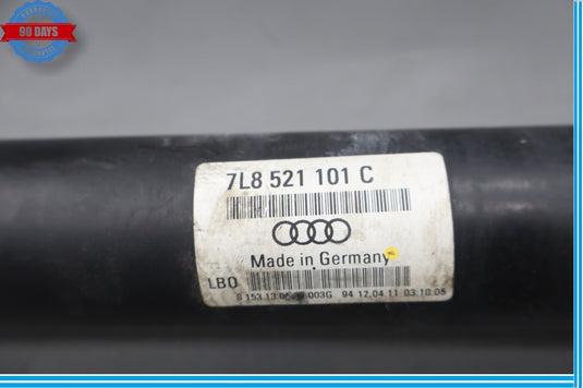 10-15 Audi Q7 Front Drive Shaft Propeller Driveshaft Black 7L8521101 Oem