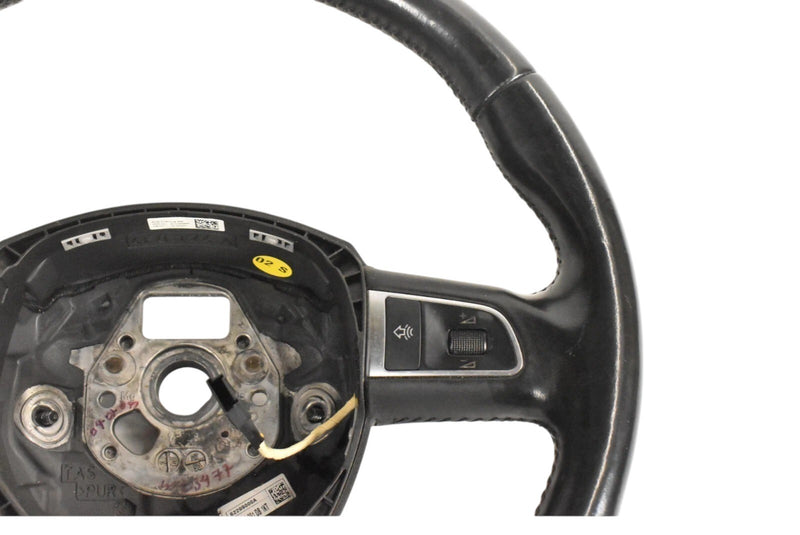 Load image into Gallery viewer, 08-10 Audi A8 3 Spoke Steering Wheel Leather w/Switches 4E0419091DB OEM
