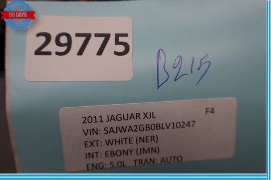 10-18 Jaguar XJL XJ X351 Smog Emission Control Sensor Unit 013650-0010 Oem