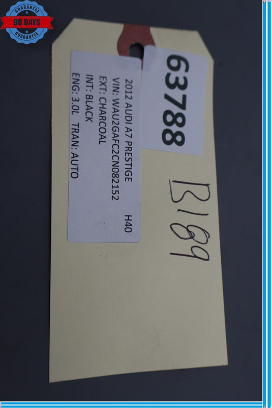 10-18 Audi A7 Quattro Front Left Driver Side Door Window Regulator Motor Oem