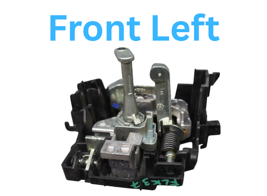 14-21 BMW I01 i3 i3s Front Left Driver Side Door Lock Latch Carrier w/ Lock Oem