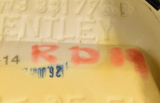 07-11 Bentley Continental Front Right Side Top Upper Seat Cushion 3W3881776B Oem