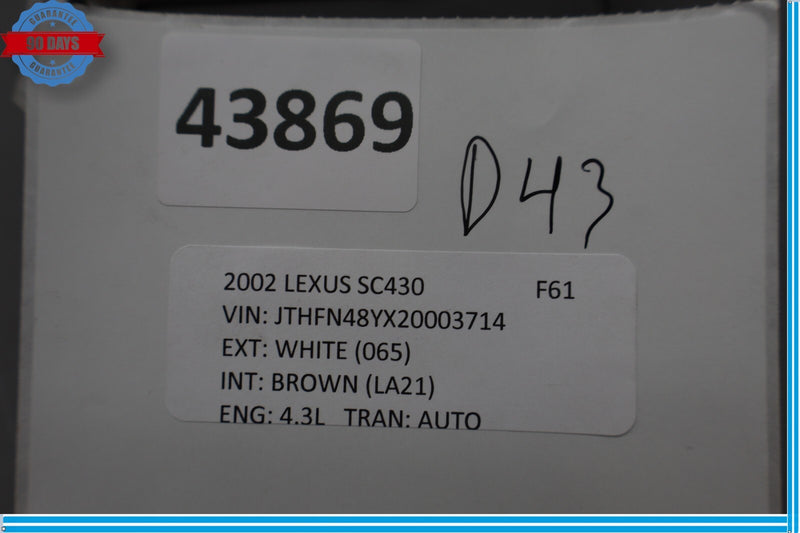 Load image into Gallery viewer, 02-10 Lexus SC430 Headlight Head Light Lamp Control Module Unit ECU Oem
