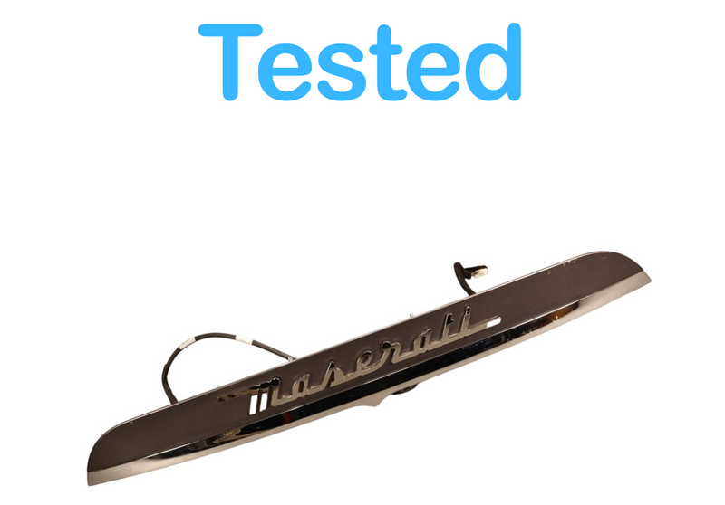 Load image into Gallery viewer, 14-19 Maserati Ghibli Rear Trunk Lid Licence Molding Trim Handle W/ Camera OEM
