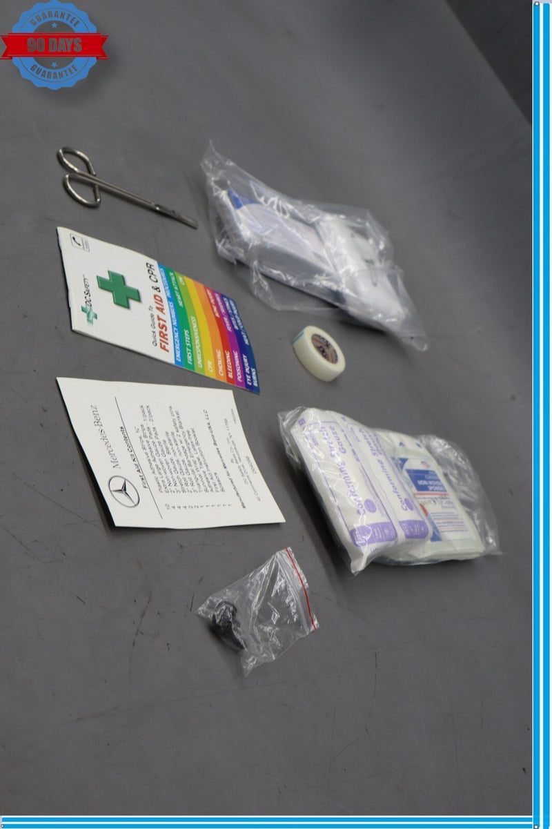 Load image into Gallery viewer, Mercedes C250 C350 First Aid Kit Bandage Tool Emergency Medical W Bag Oem
