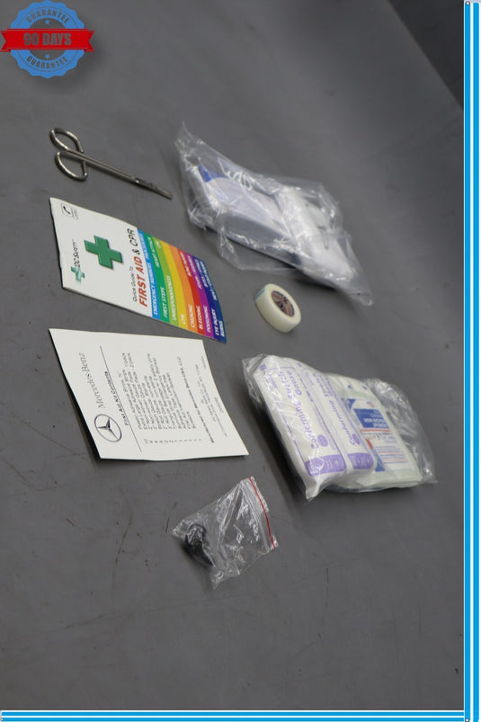 Mercedes C250 C350 First Aid Kit Bandage Tool Emergency Medical W Bag Oem