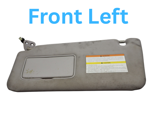 11-17 Infiniti QX56 QX80 Front Left Driver Side Sun Visor Shade Oem