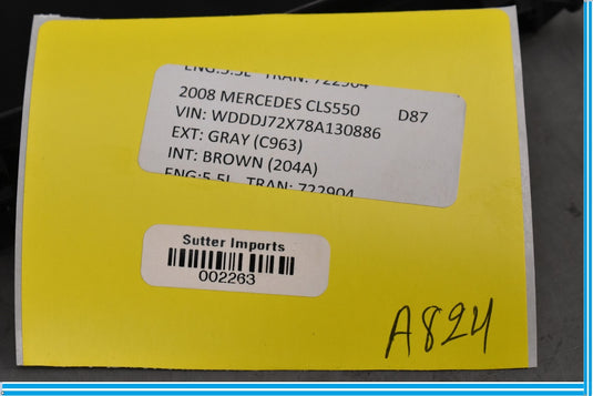 03-12 Mercedes CLS550 E550 W219 Front Left Side Seat Control Module Oem