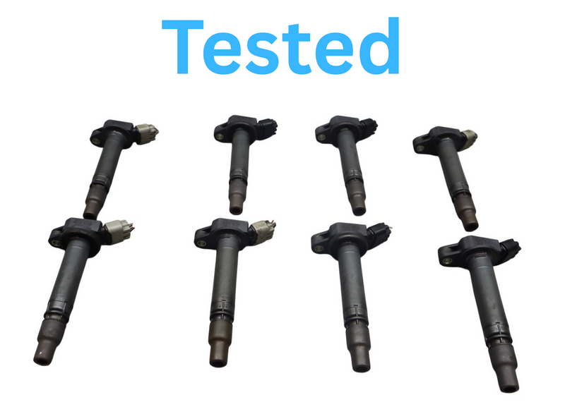 Load image into Gallery viewer, 07-17 Lexus LS460 LS460L Engine Start Ignition Coil Set Of 8 9091902250 Oem
