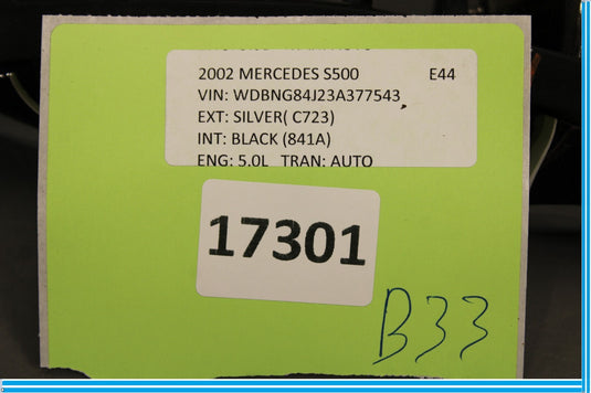 00-06 Mercedes S500 S600 Front Left Driver Side Exterior Door Handle Silver Oem